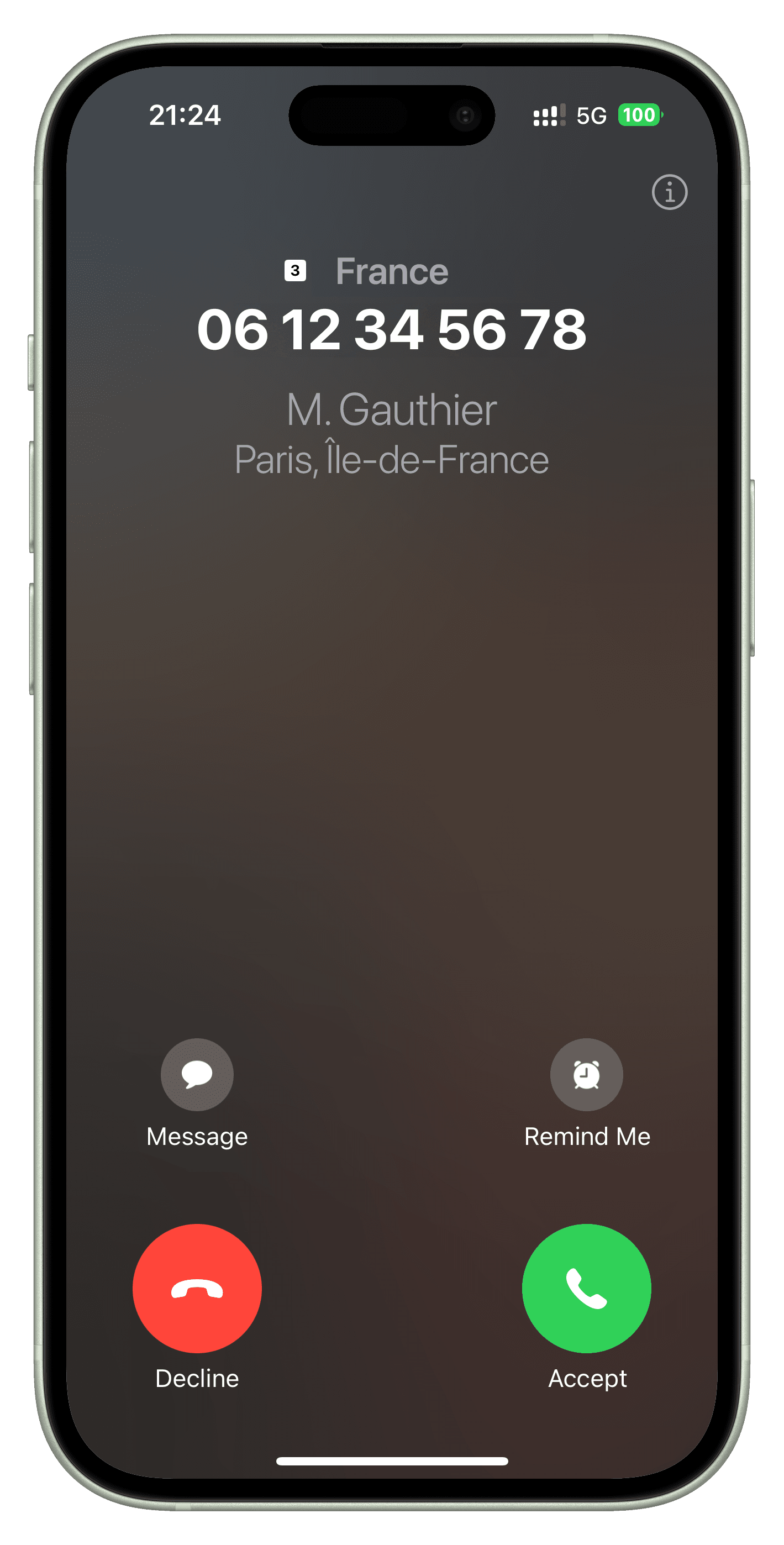 Phone mockup